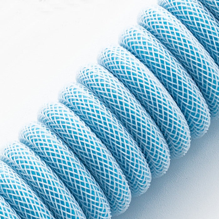 Cablemod Classic Coiled Keyboard Cable Usb-C A Usb Tipo A, Blueberry Cheesecake - 150cm
