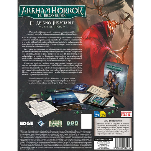 EAN 3558380116936 - Asmodee Arkham Horror el juego de rol Caja de inicio imagen 2