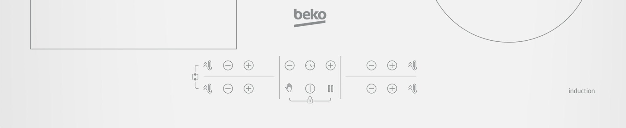 EAN 8690842386619 - Beko HII64200FMTW Blanco Integrado 60 cm Con placa de inducción 4 zona(s) imagen 6