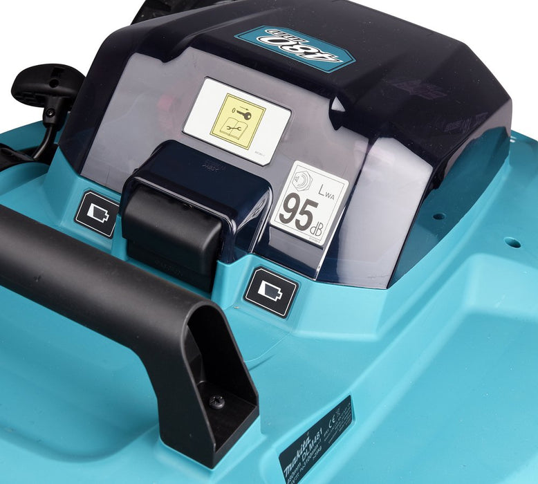 EAN 0088381756686 - Makita DLM481Z cortadora de césped Cortacésped manual Batería Negro, Azul, Metálico imagen 16