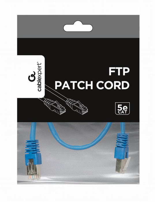 EAN 8716309051965 - Gembird PP22-0.5M/B cable de red Azul 0,5 m Cat5e imagen 5