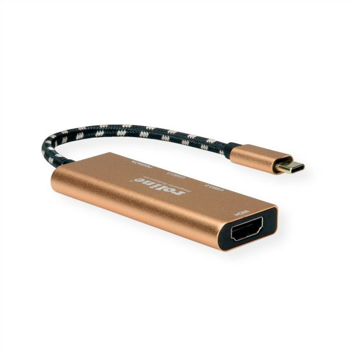 Roline Gold Usb Typ C Dockingstation, Hdmi 4k, 2x Usb 3.2 Gen 1, 1x Pd