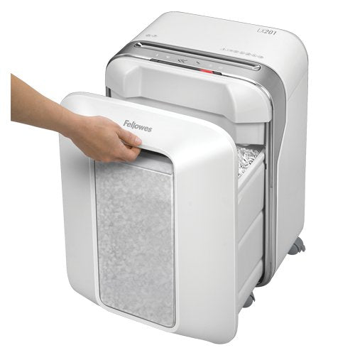 EAN 0043859751525 - Fellowes Powershred LX201 triturador de papel Microcorte 23 cm Blanco imagen 4
