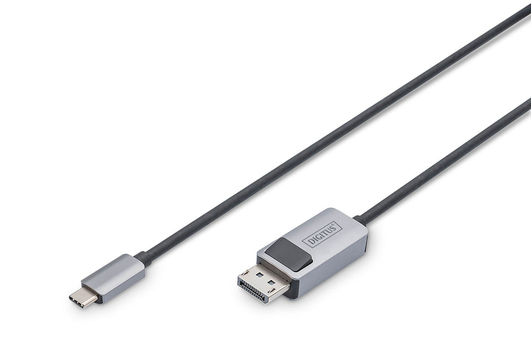 EAN 4016032483908 - Digitus DB-300334-020-S adaptador de cable de vídeo 2 m USB Tipo C Negro imagen 1