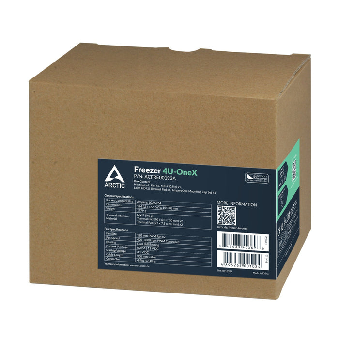 Ventilador Procesador Arctic Freezer 4u-Onex (Negro)