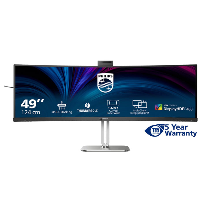 EAN 8712581804763 - Philips 49B2U6903CH/00 pantalla para PC 124 cm (48.8") 5120 x 1440 Pixeles Dual QHD LCD Gris imagen 3