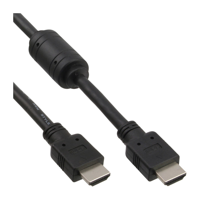 Inline Cable Hdmi Macho + Ferrita Negro 1.5m