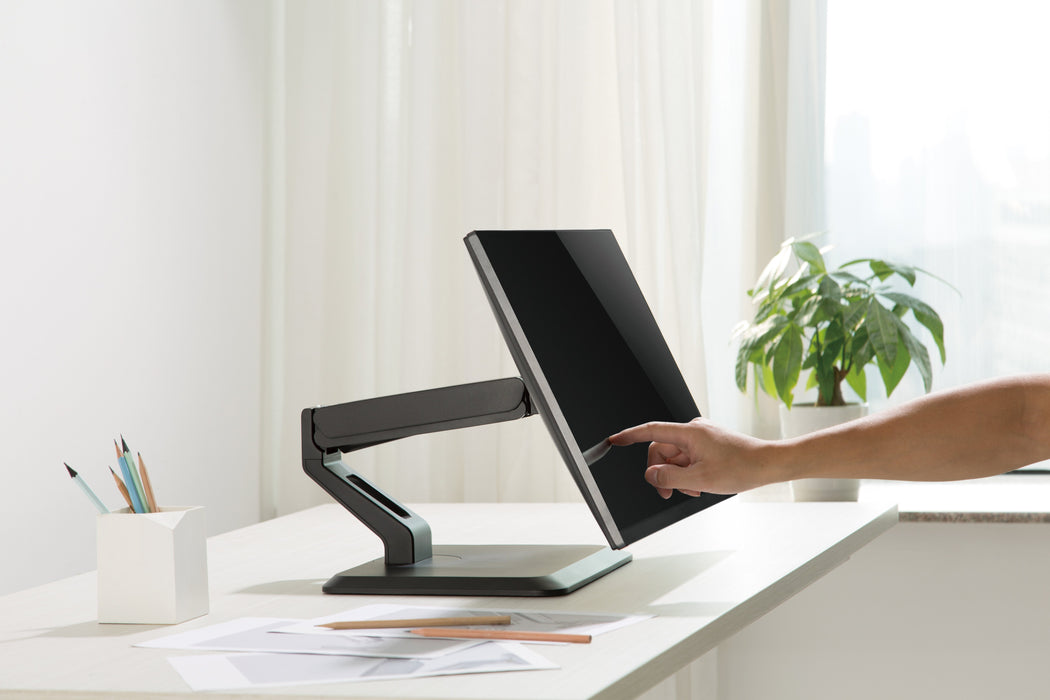 EAN 8716309135221 - Gembird MS-D1ST-01 soporte para monitor 81,3 cm (32") Escritorio Negro imagen 7