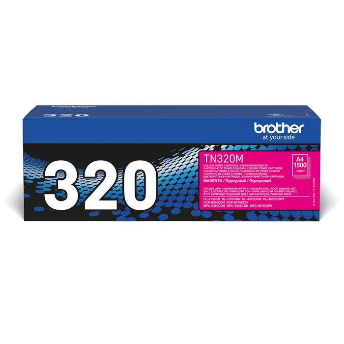 EAN 4977766679367 - Brother TN-320M cartucho de tóner 1 pieza(s) Original Magenta imagen 1