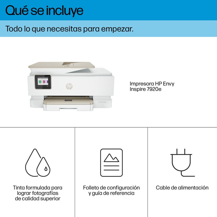Multifunción Hp Envy Inspire 7920e Wifi Dúplex Blanca Portobello