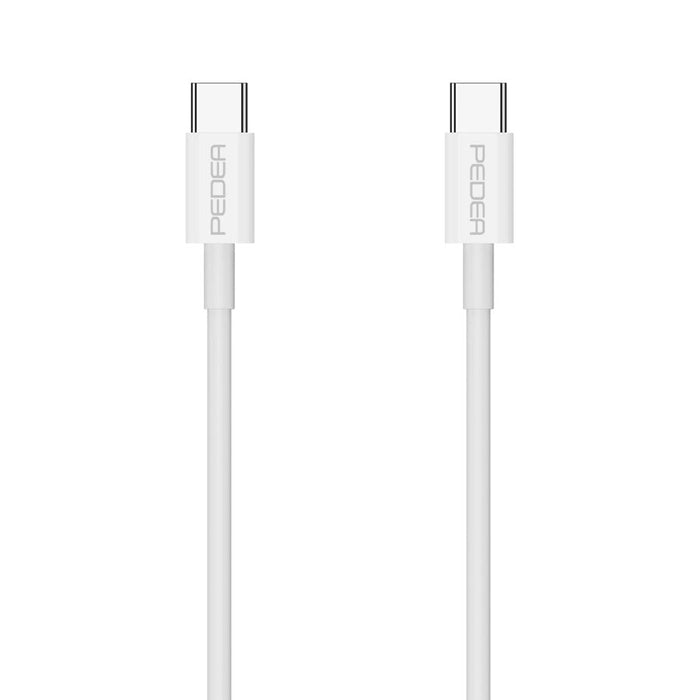 Pedea Schnelllade- Und Datencable Usb-C Usb-C, 1m, Wei