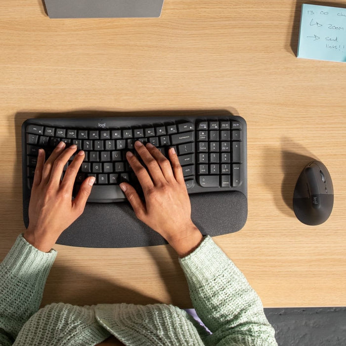 Logitech Wave Keys And Lift Combo - Conjunto De Teclado Y Ratón