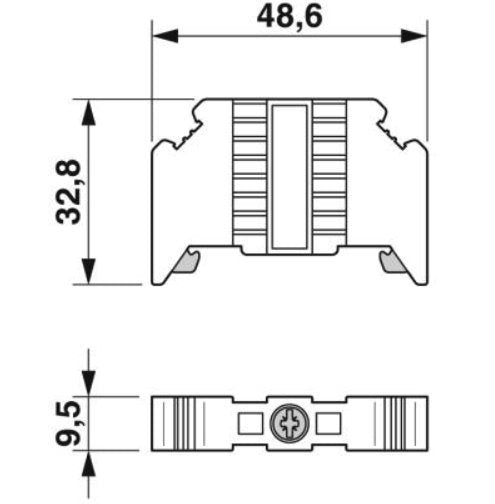 Phoenix 0800886 Endhalter E Ns 35 N