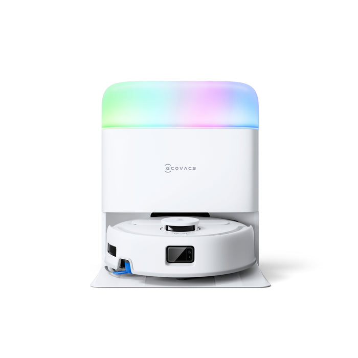 Ecovacs Deebot Mini 2 Vacuum Cleaner,Robot,Wet&Dry,Compact Design,White+Auto-Empty Station