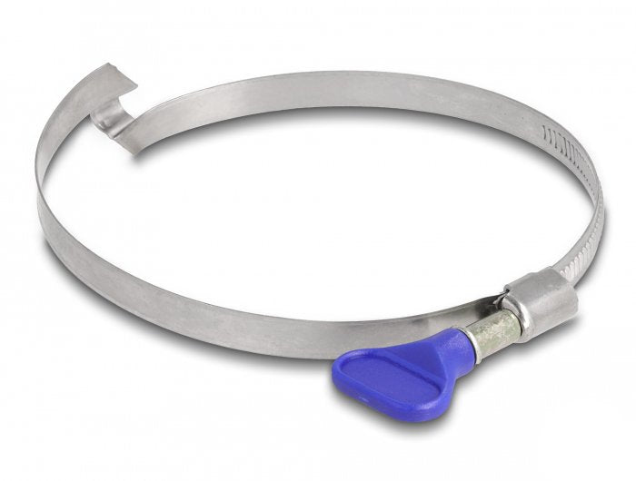 Schlauchschelle Edelstahl 400 Mit Brücke Linksgängig Und Flügelmutter 80 - 100 Mm 5 Stück