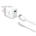 EAN 8021735724971 - Celly TCUSBLIGHT cargador de dispositivo móvil Universal Blanco Corriente alterna Interior imagen 1