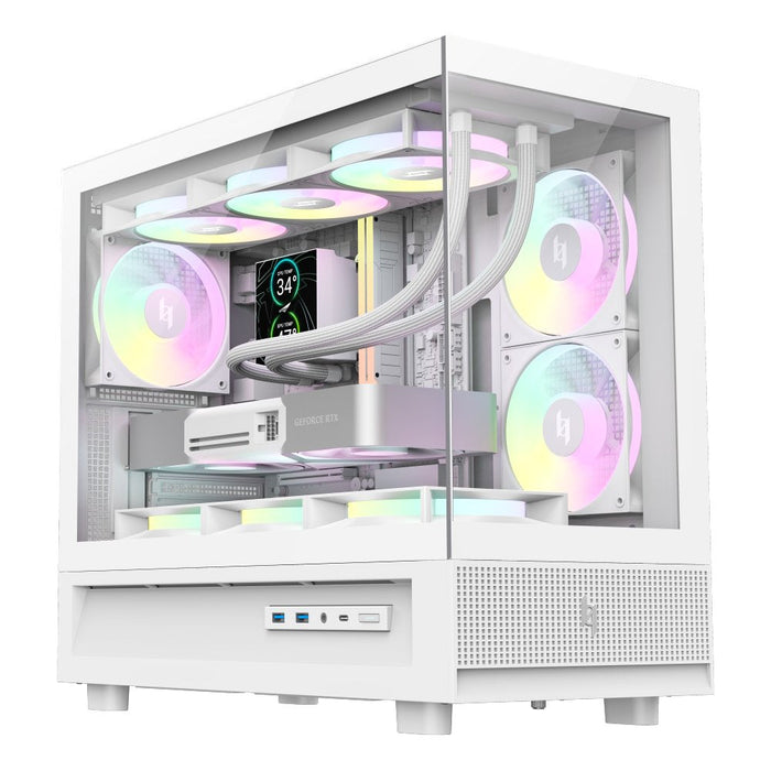 Caja  Pc Gamemax  Nex C31 Wh  Matx Btf
