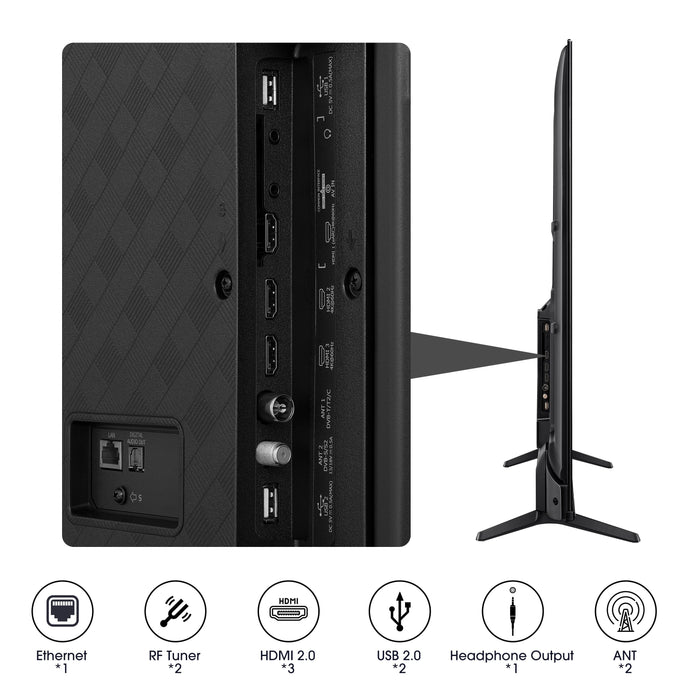 Televisor Hisense Uhd 58a6k 58' Ultra Hd 4k Smart Tv Wifi
