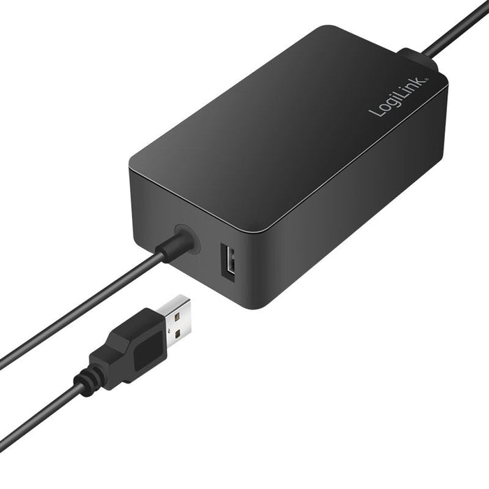 Cargador Portatil   65w 1 Puert. Usb + Especial Y Compatible Con Microsoft Surface Cable De 1.50m  Logilink