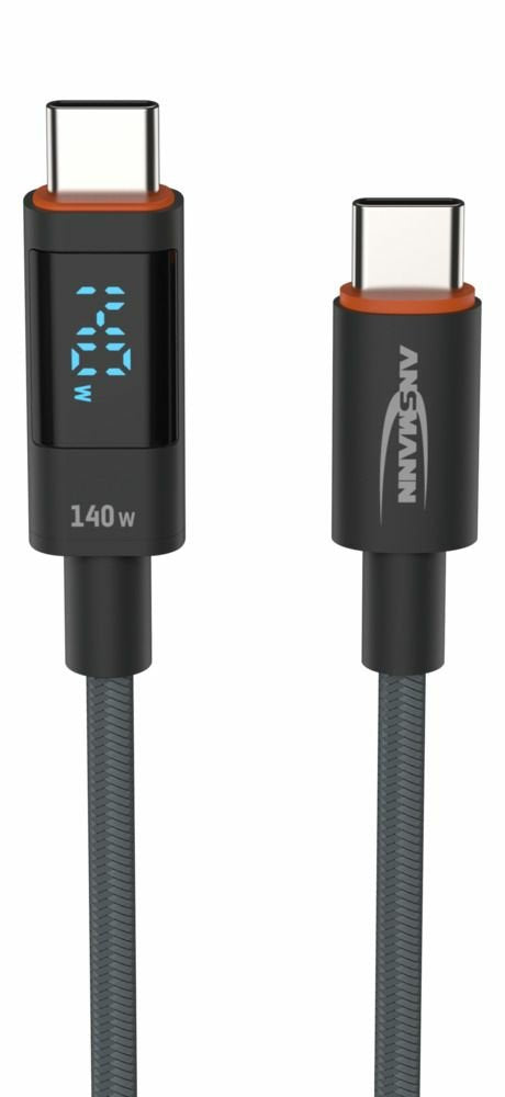 EAN 4013674197675 - Ansmann 1700-0176 cable USB USB 2.0 1,2 m USB C Antracita imagen 1