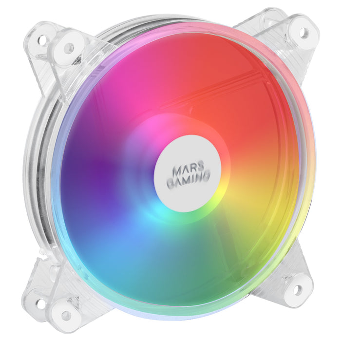 EAN 4710562759334 - Mars Gaming MFD sistema de refrigeración para ordenador Carcasa del ordenador 12 cm Blanco 1 pieza(s) imagen 2