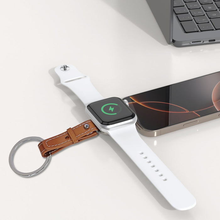 EAN 4252011911479 - 4smarts 541476 cargador de dispositivo móvil Reloj inteligente Marrón, Plata, Blanco USB Cargador inalámb imagen 4