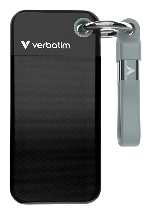 EAN 0023942321941 - Verbatim Pocket SSD 2 TB USB Tipo C 3.2 Gen 2 (3.1 Gen 2) Negro, Gris imagen 1