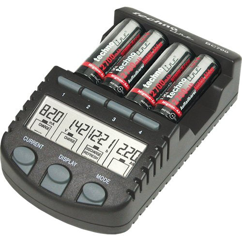 EAN 4029665007007 - Technoline BC 700 cargador de batería Batería de linterna Corriente alterna imagen 1