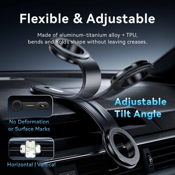Soporte De Smartphone Para Coche Vention Ksib0 Negro