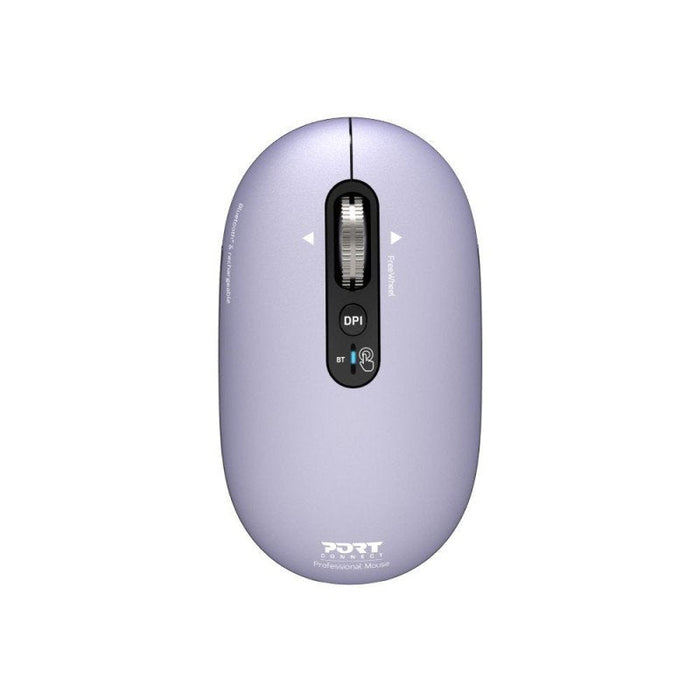 Port Connect Wireless & Bluetooth Rechargeable Pure Mac Mouse, Iris