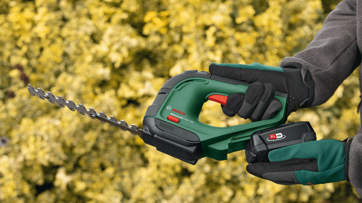 EAN 4059952558417 - Bosch AdvancedShear 18V-10 tijera de césped inalámbrica 10 cm Ión de litio Negro, Verde imagen 8