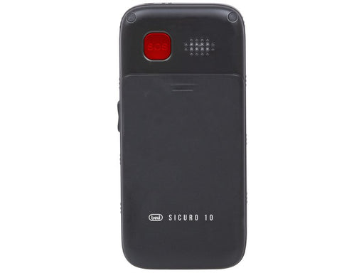 EAN 8011000017488 - Trevi Sicuro 10 4,5 cm (1.77") Negro Teléfono para personas mayores imagen 2