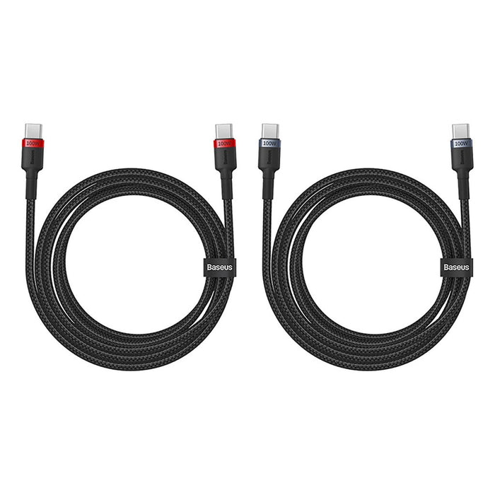 EAN 6932172657444 - Baseus Cafule cable USB 2 m USB C 480 Gbit/s 100 W Negro, Gris, Rojo imagen 5