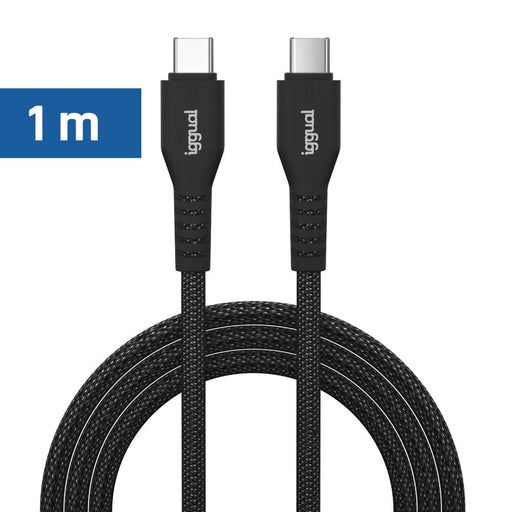 EAN 8435364319765 - iggual IGG319765 cable USB 1 m USB C Negro imagen 1