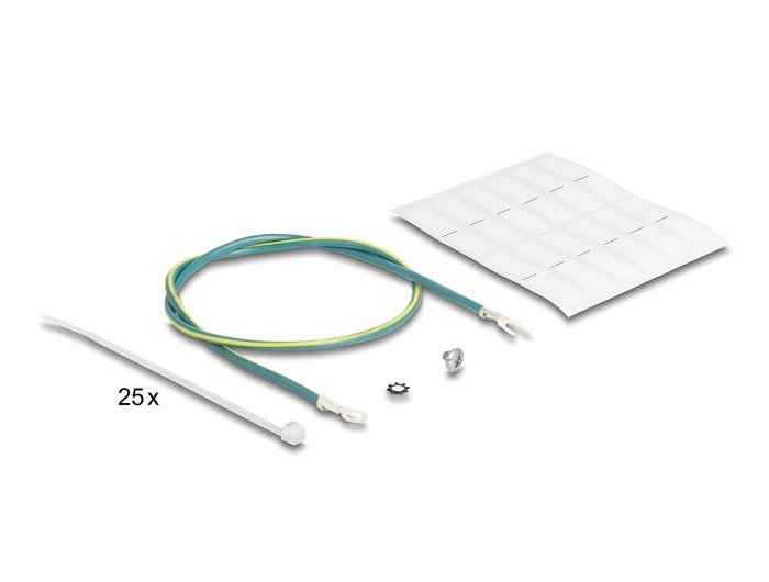 Delock 19? Keystone Patchpanel 24 Port Gewinkelt Mit Entlastungsschiene Schwarz