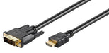EAN 5705965904855 - Microconnect HDM1918115 adaptador de cable de vídeo 15 m HDMI DVI-D Negro imagen 1