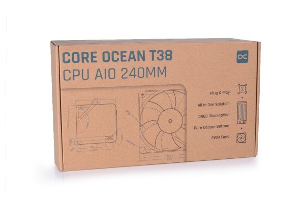 EAN 4250197130516 - Alphacool T38 Procesador Kit de refrigeración líquida 24 cm Negro imagen 7