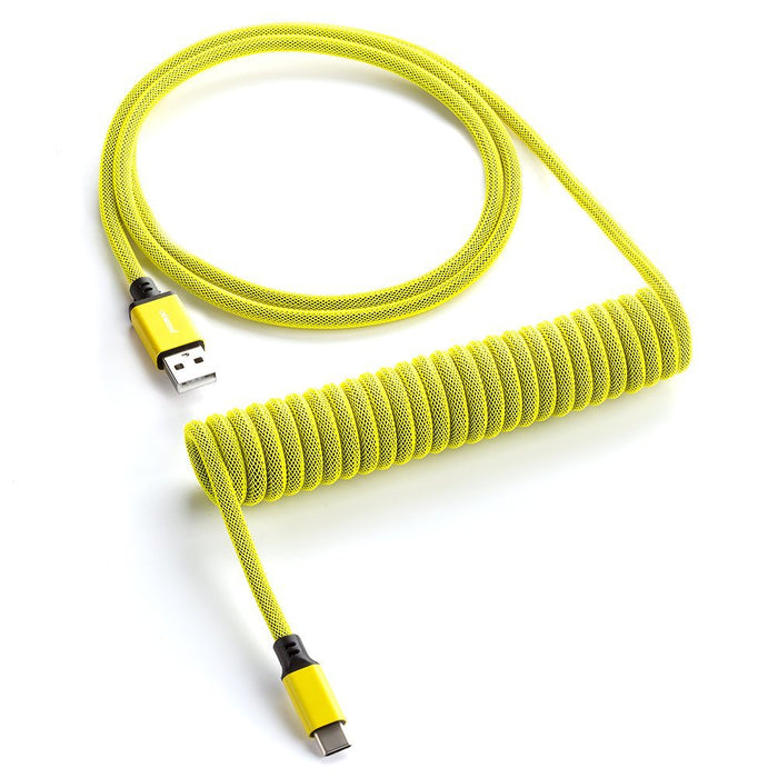 Cablemod Classic Coiled Keyboard Cable Usb-C A Usb Tipo A, Dominator Amarillo - 150cm