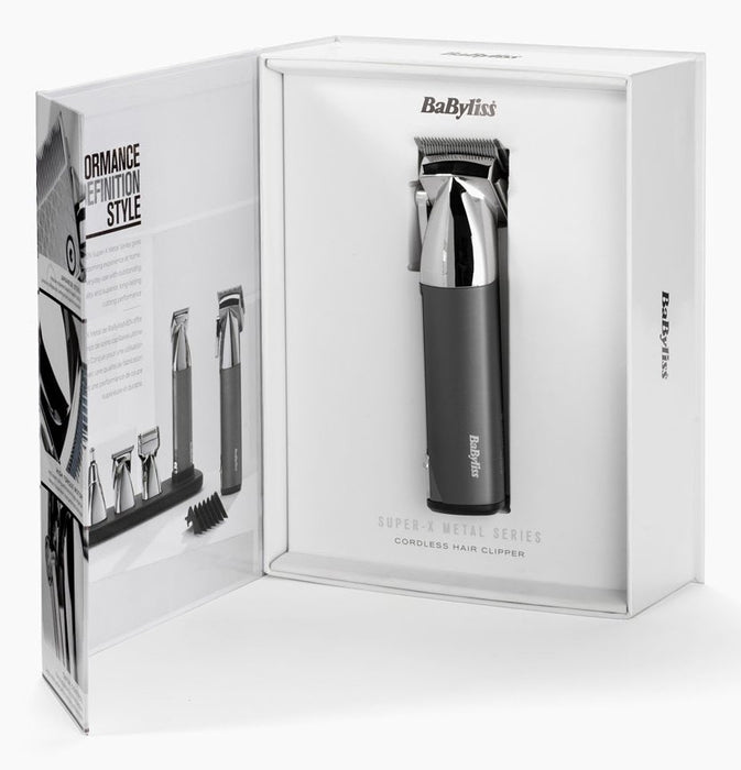 EAN 3030050165371 - BaByliss Super-X Metal E996E cortadora de pelo y maquinilla Antracita, Acero inoxidable 5 Ión de litio imagen 10