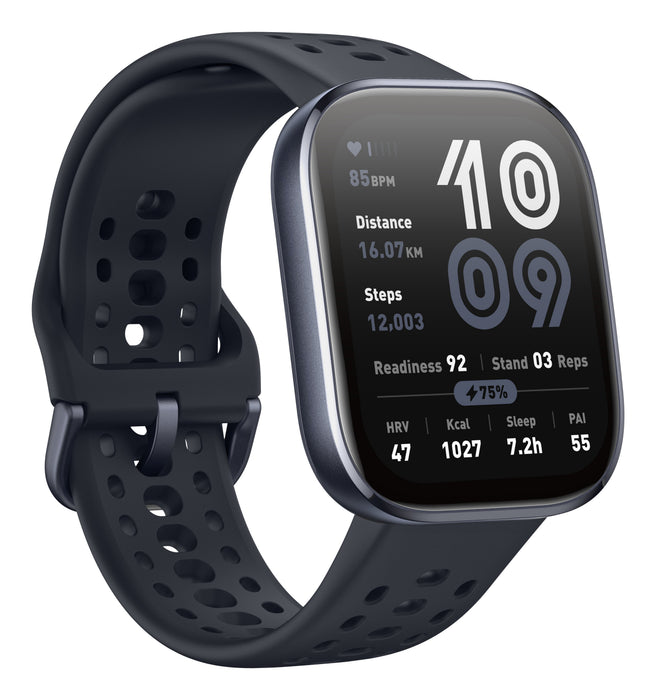 EAN 6970100377842 - Amazfit Bip 6 Black 5 cm (1.97") AMOLED Digital 390 x 450 Pixeles Pantalla táctil Negro GPS (satélite) imagen 3