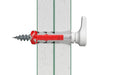 EAN 4048962459494 - Fischer 564168 tornillo de anclaje y taco 25 pieza(s) Juego de enchufes de pared y ganchos de tornillo imagen 11