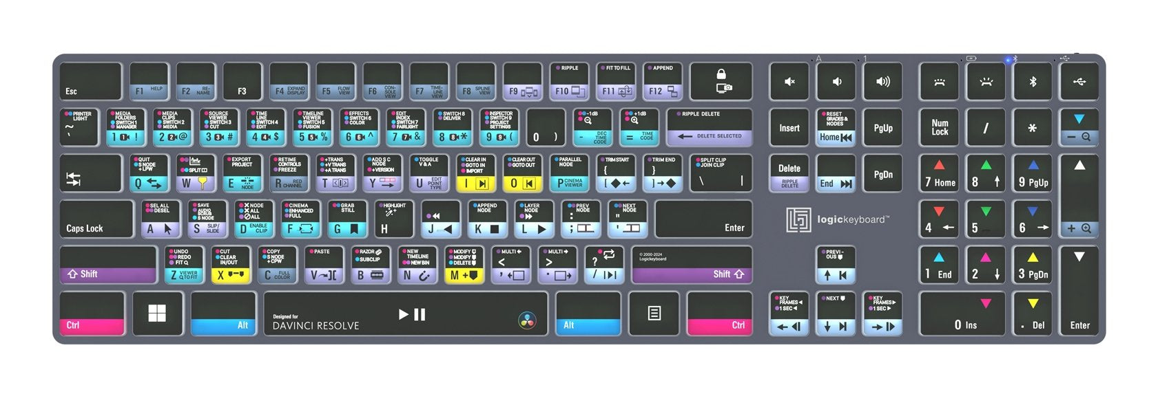 EAN 5707795023362 - Logickeyboard LKB-RESB-TPC teclado Hogar / Oficina USB + Bluetooth QWERTY Francés Negro imagen 1