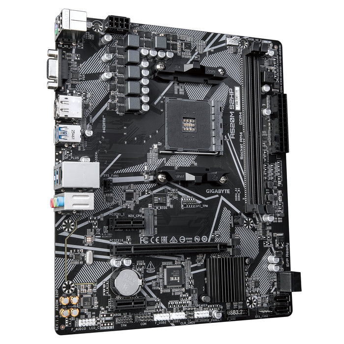 Gigabyte A520m S2hp Am4 2xddr4 D-Sub Hdmi Dp M.2