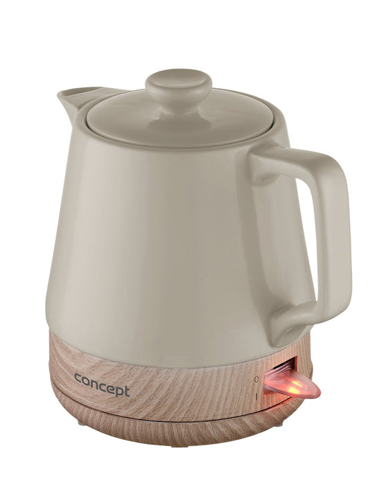 Tetera Concept Rk0061  Eléctrica 1 L 1200 W Marrón, Madera