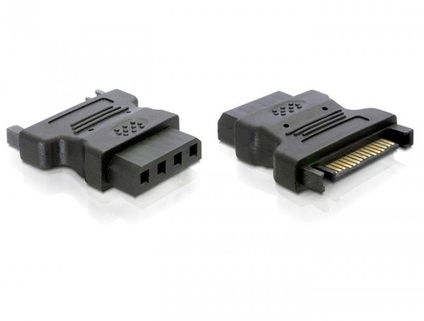 EAN 4043619823260 - DeLOCK Adapter Power - IDE drive > 4 Pin SATA 15 p IDE 4p Negro imagen 1