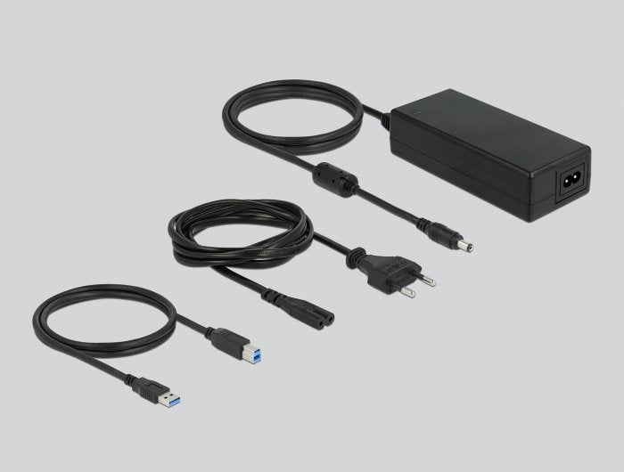 EAN 4043619637393 - DeLOCK 63739 hub de interfaz USB 2.0 Type-B 5000 Mbit/s Gris imagen 2