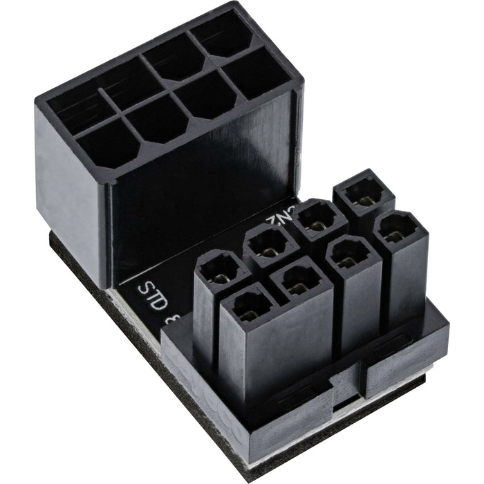 Adaptador De Corriente Interno Inline, 180° Atx 8 Pines Macho/Hembra, Para Tarjeta Gráfica De Escritorio