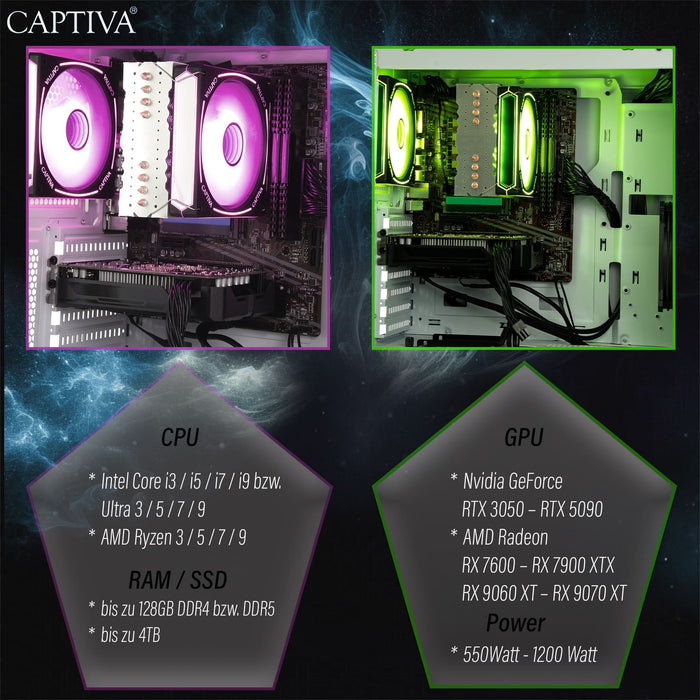 EAN 4046373941690 - CAPTIVA 94169 PCs/estación de trabajo AMD Ryzen™ 7 5700X 32 GB DDR4-SDRAM 1 TB SSD NVIDIA GeForce RTX 506 imagen 4