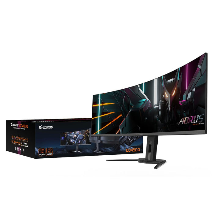 EAN 4719331855680 - GIGABYTE AORUS CO49DQ pantalla para PC 124,5 cm (49") 5120 x 1440 Pixeles Dual QHD Negro imagen 4
