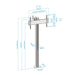 EAN 8433281010703 - TooQ FS2270M-B soporte para pantalla de señalización 177,8 cm (70") Plata imagen 10